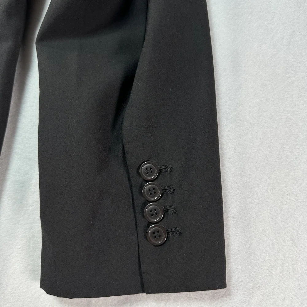 Gianni Collani Blazer Men's 42L Black Wool Blend Suit Jacket Sport Coat‎ Classic